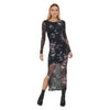 Kaya Life LS Roushing Mesh Dress - Only