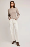 Janice Crewneck Pullover Sweater - Gentle Fawn