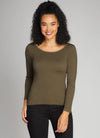 Seamless Rib S/S Crew Neck - C'est Moi