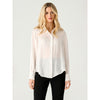 Flowy Satin Blouse - Black Tape