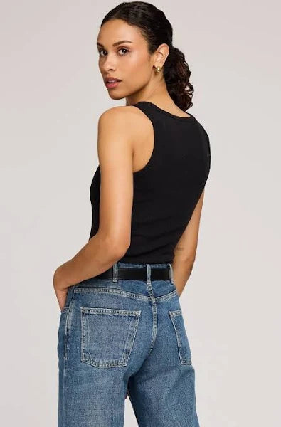 Jolie Ribbed Tank - Gentle Fawn