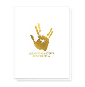 Live Long & Prosper Card - Card Ideology