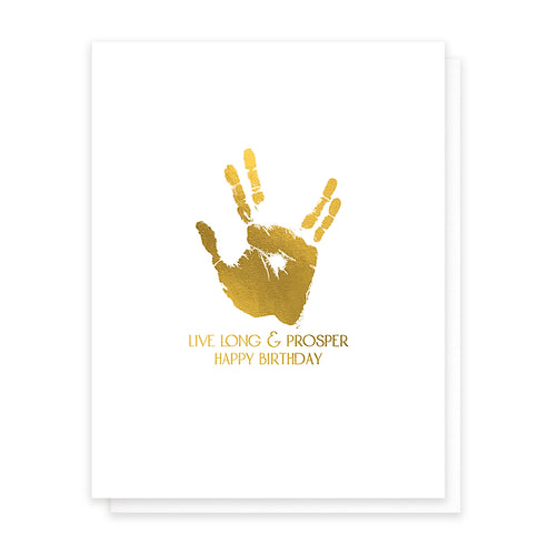 Live Long & Prosper Card - Card Ideology