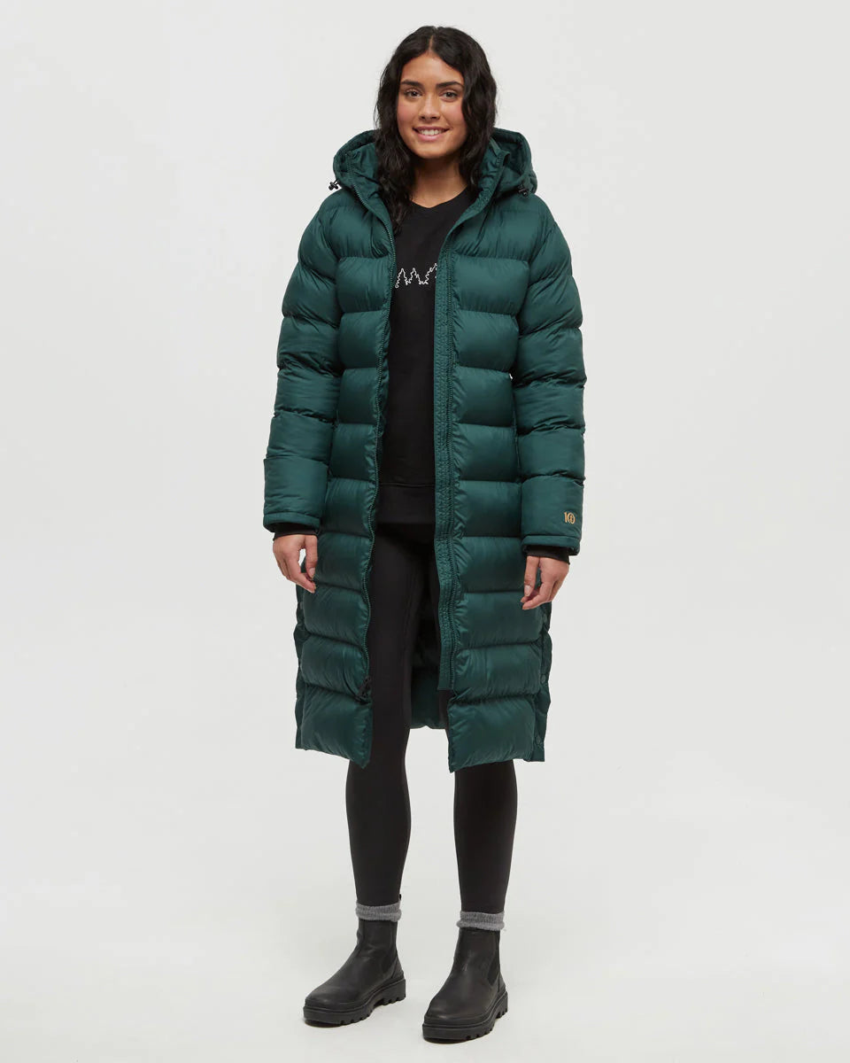 Lookout Long Puffer Jacket - Ten Tree