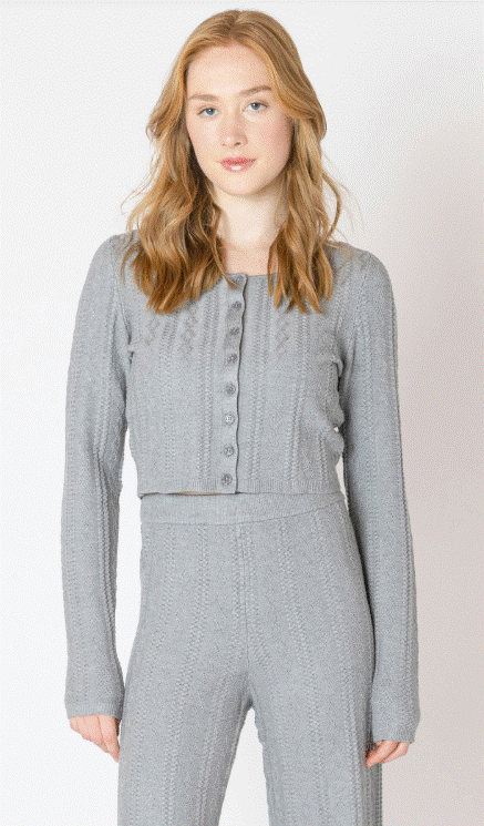 Cable Knit Cardigan - Dex