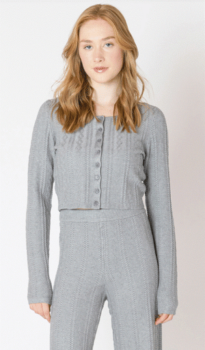 Cable Knit Cardigan - Dex