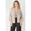 Crewneck Textured Cardigan - Dex