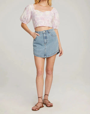 Elisia Mini Skirt - Saltwater Luxe