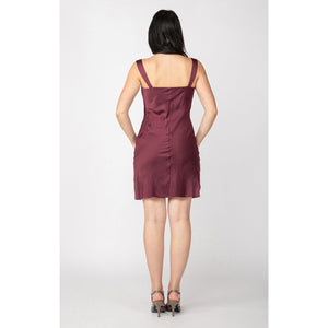 Drapeneck Mini Dress - Dex