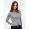 Vicky LS O-Neck Button Down Cardigan - Vero Moda