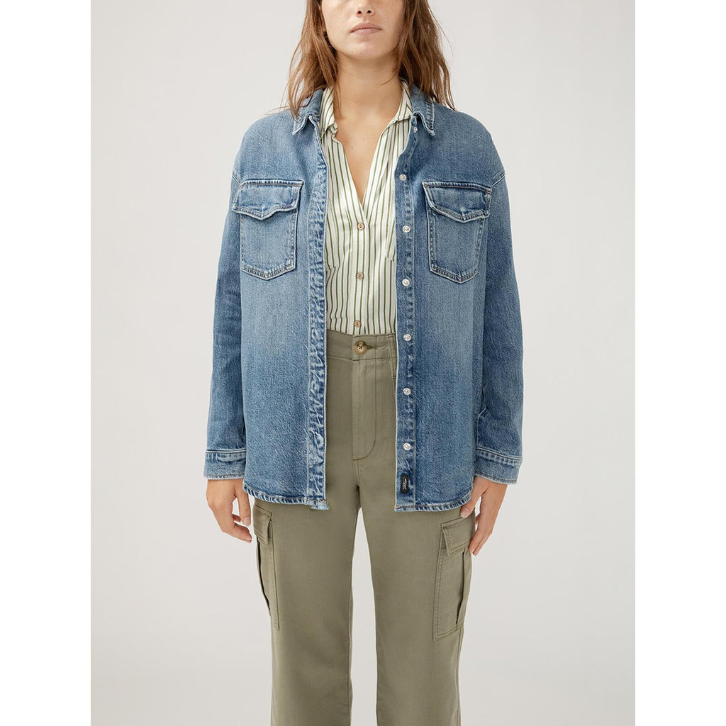 Shirt Jacket - Silver