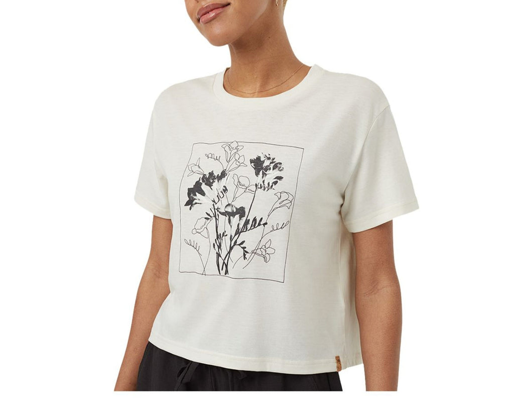 Floral Crop T-Shirt - Ten Tree