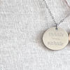 Inhale/Exhale Necklace - Royce & Oak
