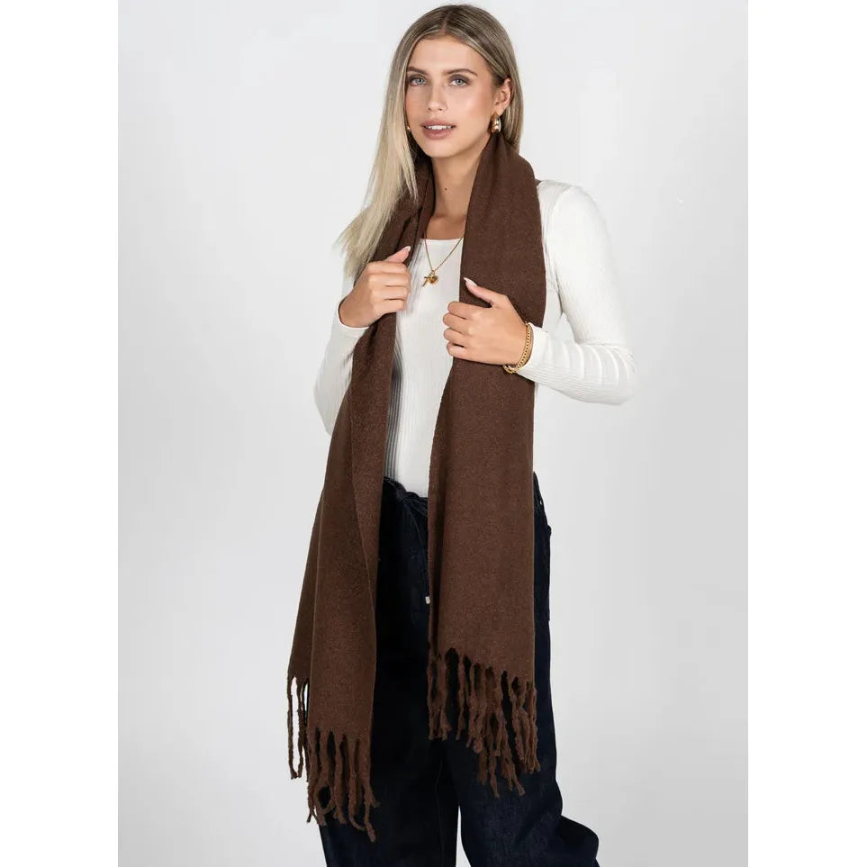 Solid Blanket Scarf - C'est Moi