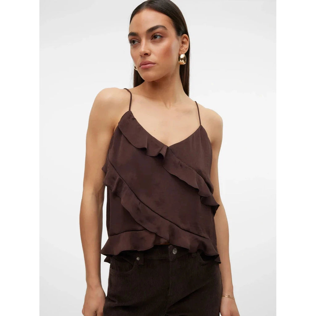 Maxine SL Ruffled Top - Vero Moda