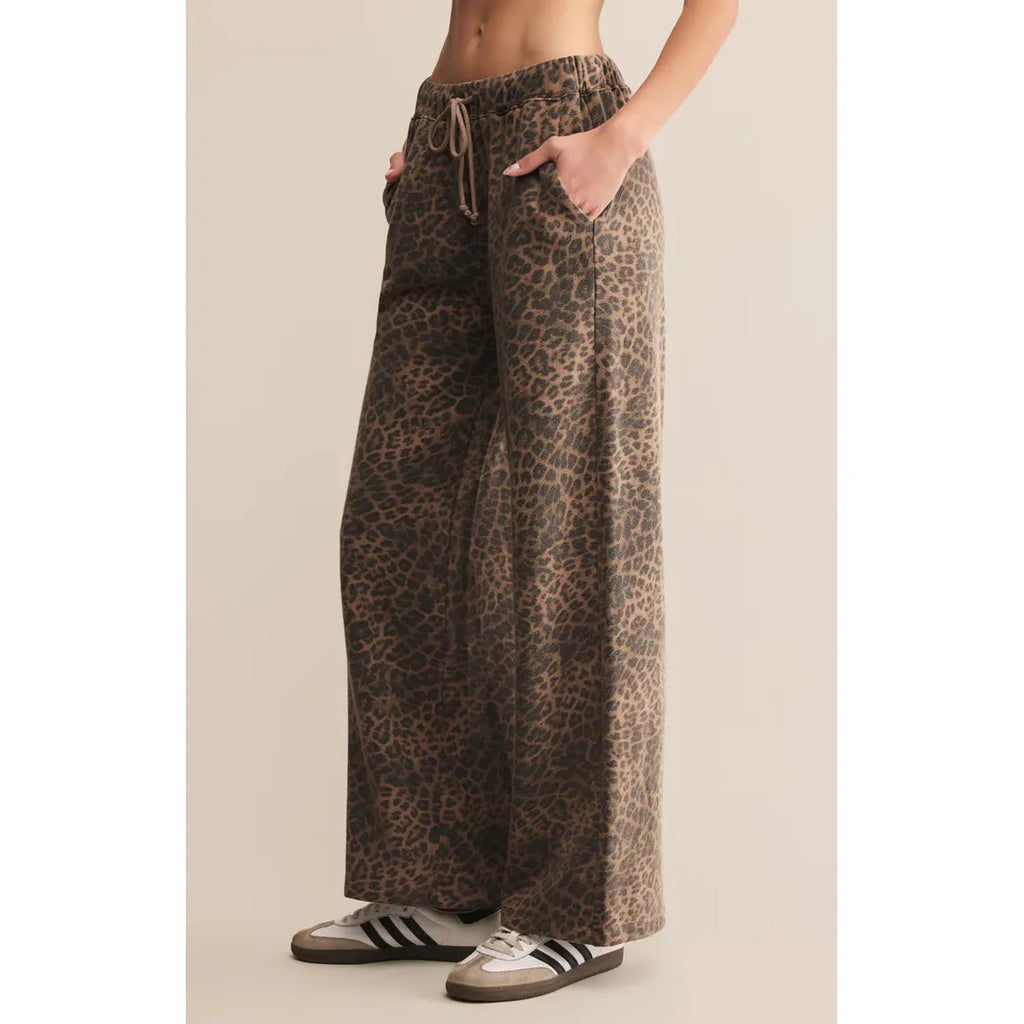 Hunter Leopard Knit Pant - Z Supply