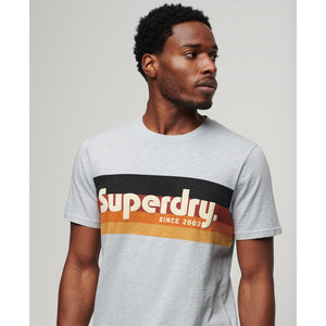 Cali Striped Logo T-Shirt - Superdry