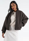 Front Zip Bomber Jacket - C'est Moi