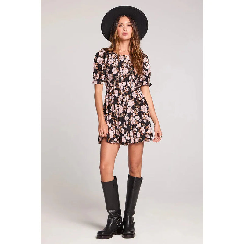 mini dress with bow on the back Carrie Mini Dress