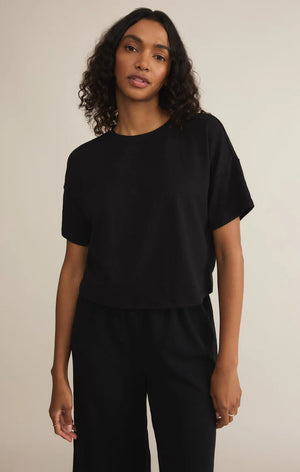 Sway Textured Crop Tee - Z Supply