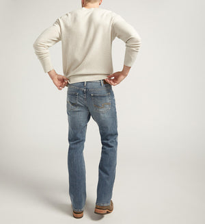 Jace Slim Fit Bootleg Jean - Silver