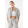 Regular Fit Cropped Zip-Up Hoodie - Mavi