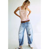 Good Luck Mid Rise Barrel Jean - Free People