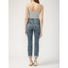 Beau Hi Rise Slim Leg - Silver