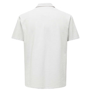Kian Seersucker SS Polo Shirt - Only & Sons