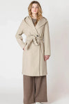 Belted Hooded Coat - Room 34