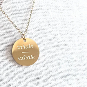 Inhale/Exhale Necklace - Royce & Oak