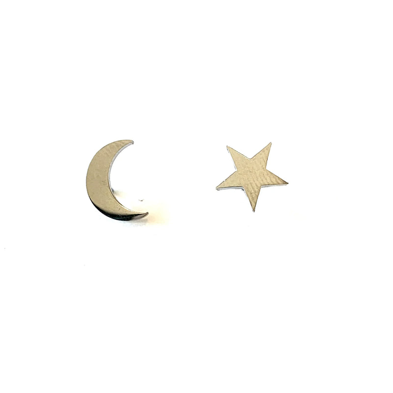 Moon & Star Earring - Royce & Oak