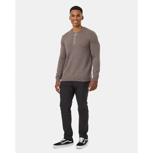 Highline Wool Placket Sweater - Ten Tree