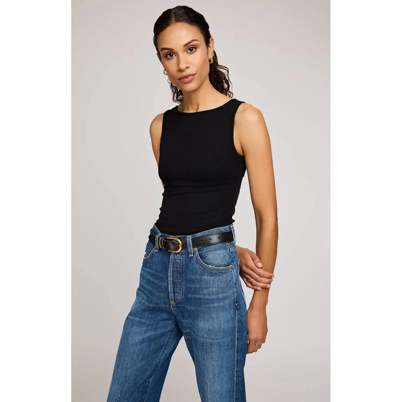 Naia Ribbed Tank Top - Gentle Fawn