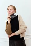 Gardenia Colour Block Sweater - Deluc