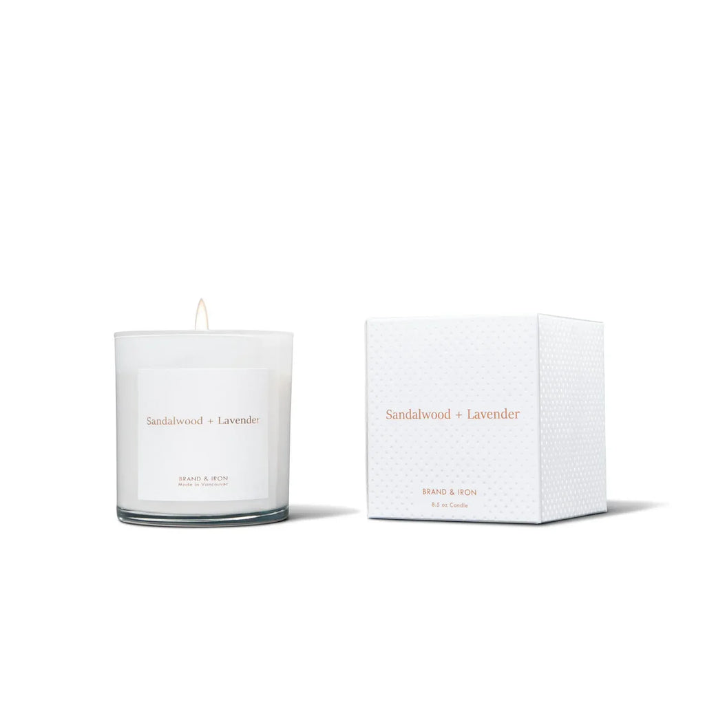 Sandalwood + Lavender Candle - Brand & Iron