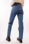 Highly Desirable Straight Jean - Silver