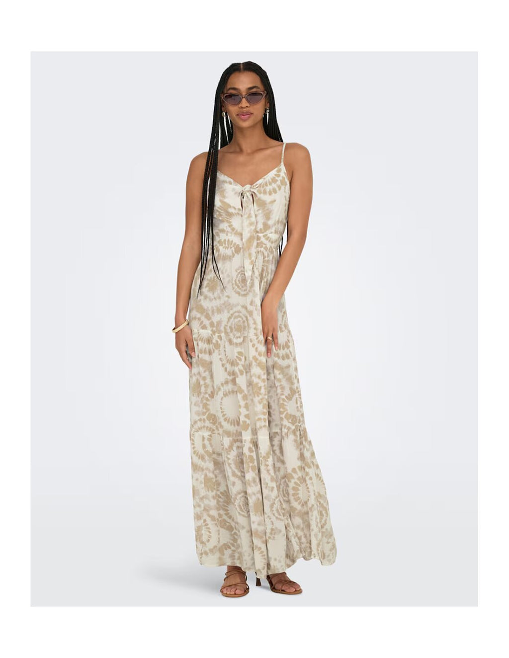 Chiara S/L Knot Long Dress - Only