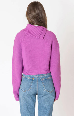 Asymmetric Neckline Sweater - Dex