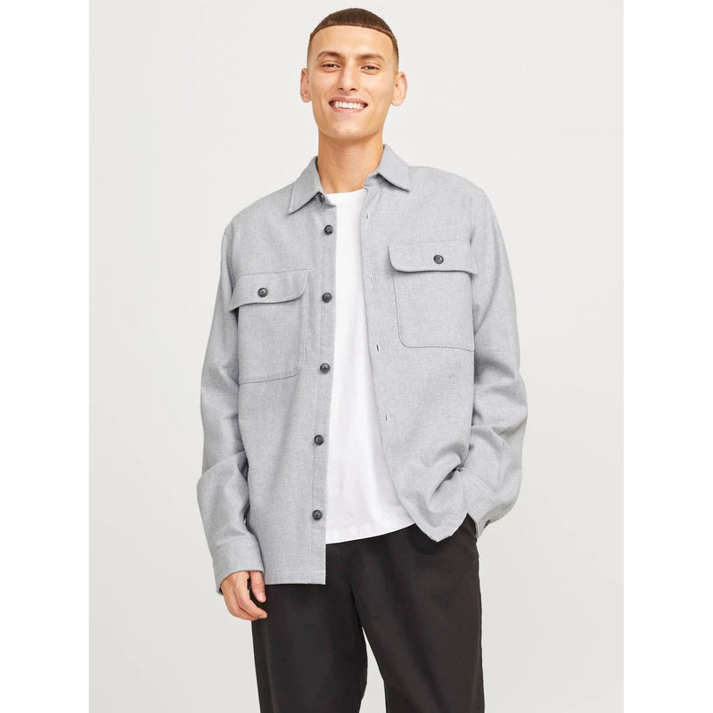 Melange Solid LS Overshirt - Jack & Jones