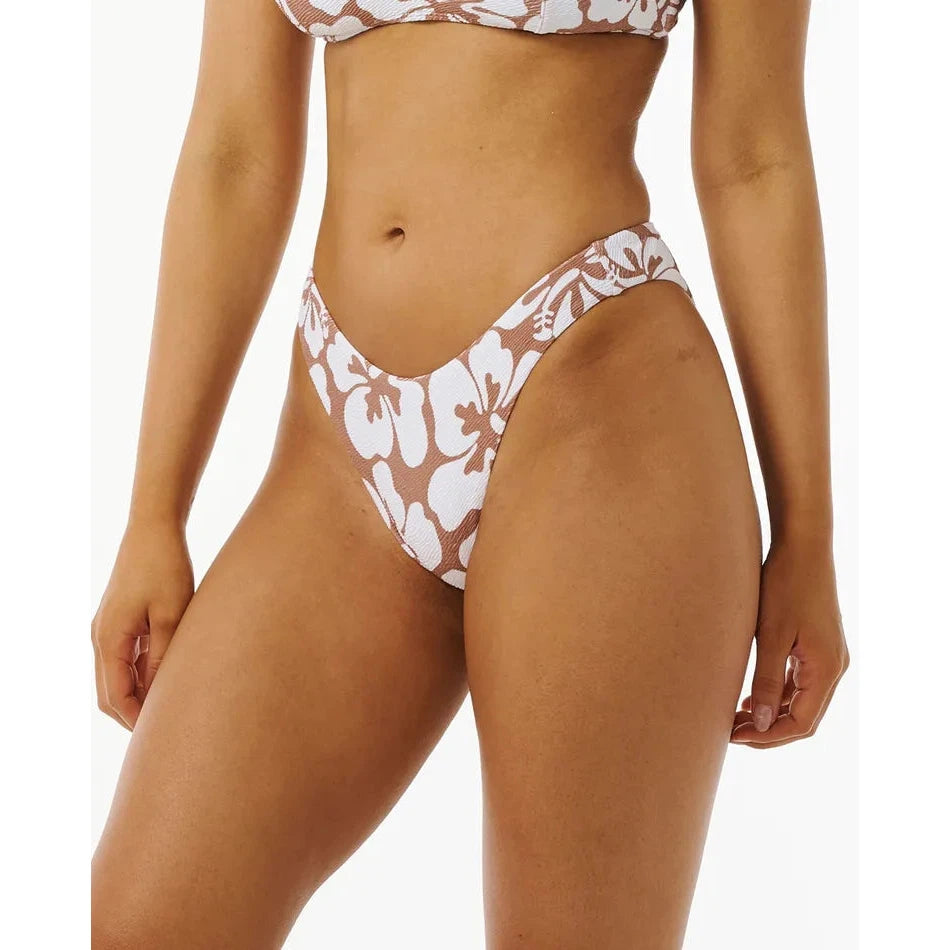 Hibiscus Heat Hi Cut Cheeky Bottoms - Rip Curl