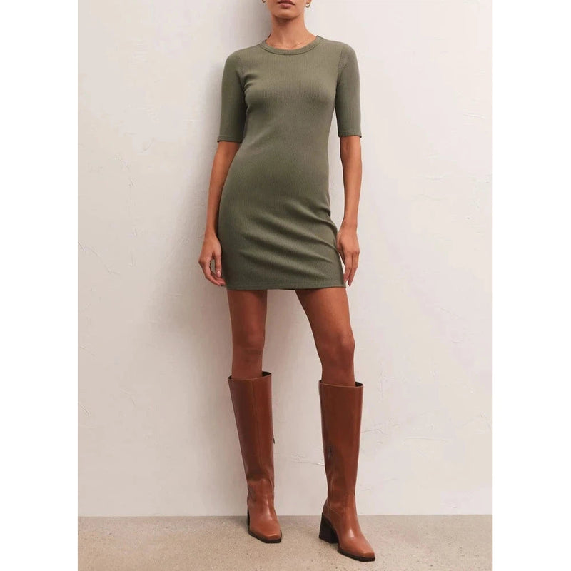 Carolina Elbow Slv Mini Dress - Z Supply