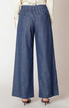 Belted Denim Effect Pant - Black Tape