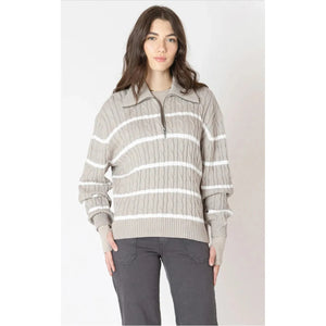 Half Zip Cable Sweater - Dex