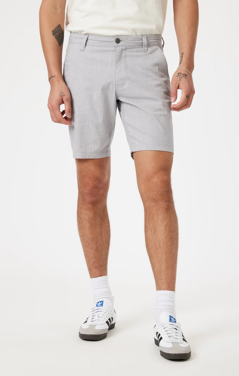 Noah Linen Stripe Short - Mavi