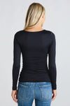 Mariana LS Scoop Top - RD