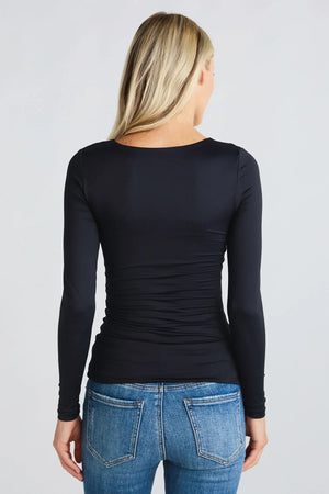 Mariana LS Scoop Top - RD