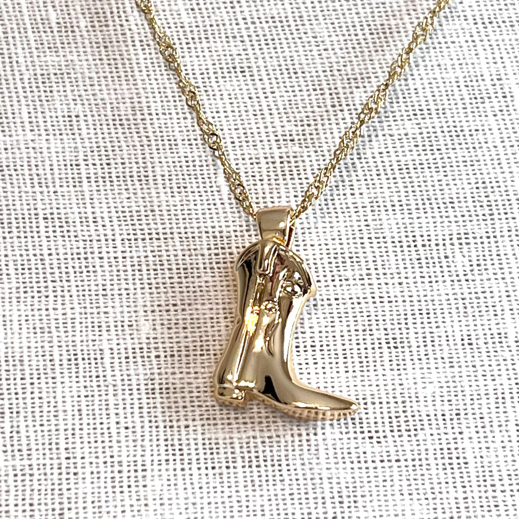 Western Boot Necklace - Royce & Oak