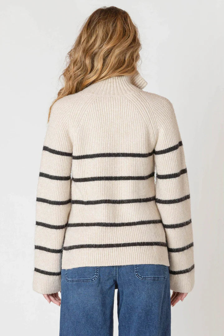 Half Zip Longline Sweater - Room 34