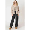 Crewneck Textured Cardigan - Dex